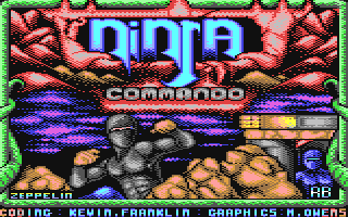 Ninja Commando Title Screen